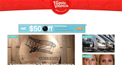 Desktop Screenshot of gentevalencia.com