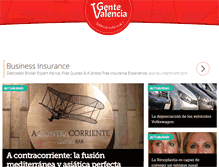 Tablet Screenshot of gentevalencia.com